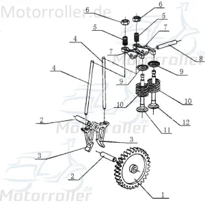 Einstellschraube Tongjian Kinderbuggy 40ccm 4Takt Regulierschraube Gemischschraube Standgasschraube Leerlaufschraube Dosierschraube Markenprodukt
