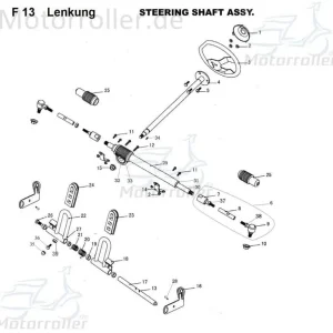Tongjian Spurstange Lenkstange 8.010.135 Sonderangebot