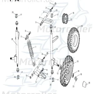 Bundschraube M8x1,25x95mm Tongjian Buggy 45ccm 4Takt Maschinenschraube Flanschschraube Flansch-Schraube Maschinen-Schraube 40ccm 4Takt Zertifiziert