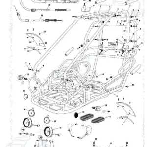 Geprüft Rahmen komplett Tongjian Strassenbuggy 150 2.000.026 Fahrgestell Eppella TBM Hammerhead Buggy 150 Buggyrahmen Unterbau