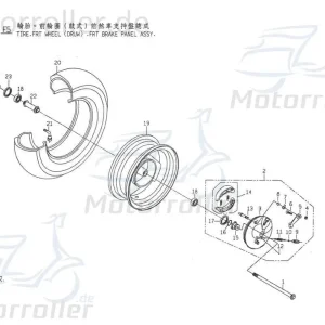 Abverkauf PGO Rodoshow 50 Bundschraube M6mm 50ccm 2Takt 92040600001 Maschinenschraube Flanschschraube Flansch-Schraube Maschinen-Schraube Scooter