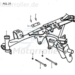 Jincheng JC 50 Monkey Repl. Bundmutter 50ccm 4Takt 08319-31088 Sechskantmutter Flanschmutter Sechskant-Mutter Flansch-Mutter Scooter Direkt Vom Hersteller