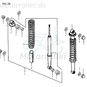 Jincheng JC 50 Monkey Repl. Unterlegscheibe 50ccm 4Takt 09160-10001 Distanzhalter U-Scheibe Washer Beilagscheibe Ausgleichsscheibe Wochenendangebot
