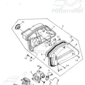 Adly Ansaugstutzen groß stehend Fox Plus 50 FP-50 50ccm 2Takt Ansaugkrümmer Ansaugrohr Luftansaugrohr Ansauggummi Anschlussbogen Neuheit