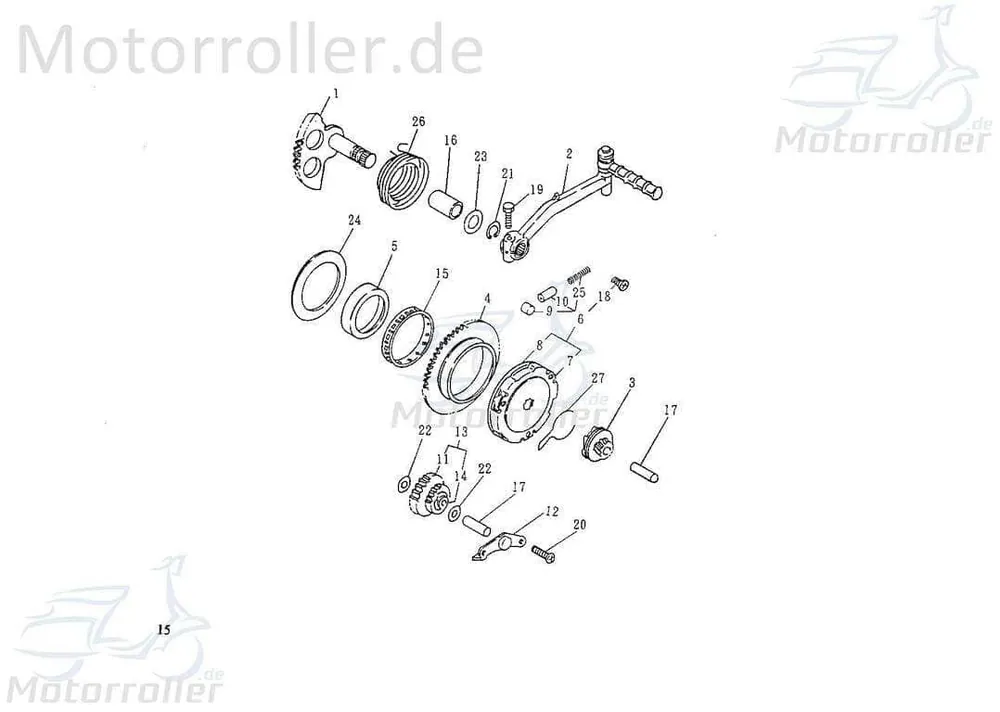 Sale Rolle Starterkupplung / Freilaufrollenlager 70433