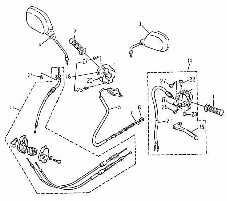Zertifiziert Schaltergehäuse Links Lenkeranbauteile Motorrad 50cc 73402