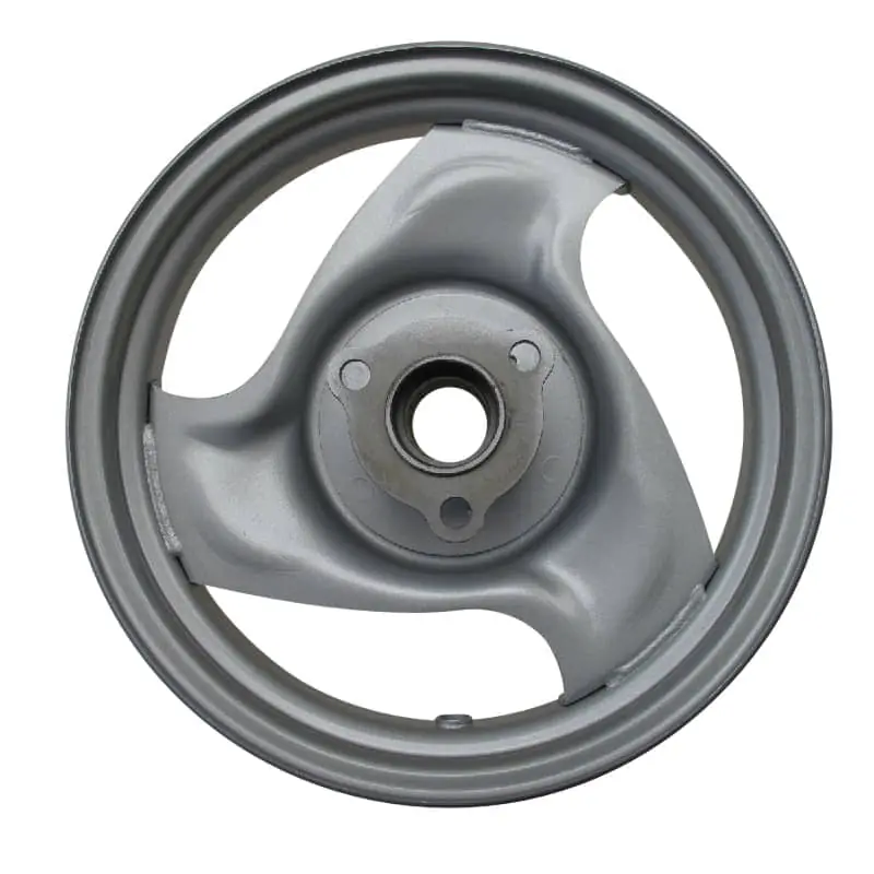 Vorderrad-Felge 2.15x10 Silber Stahl Kreidler Flory 77307 Markenprodukt
