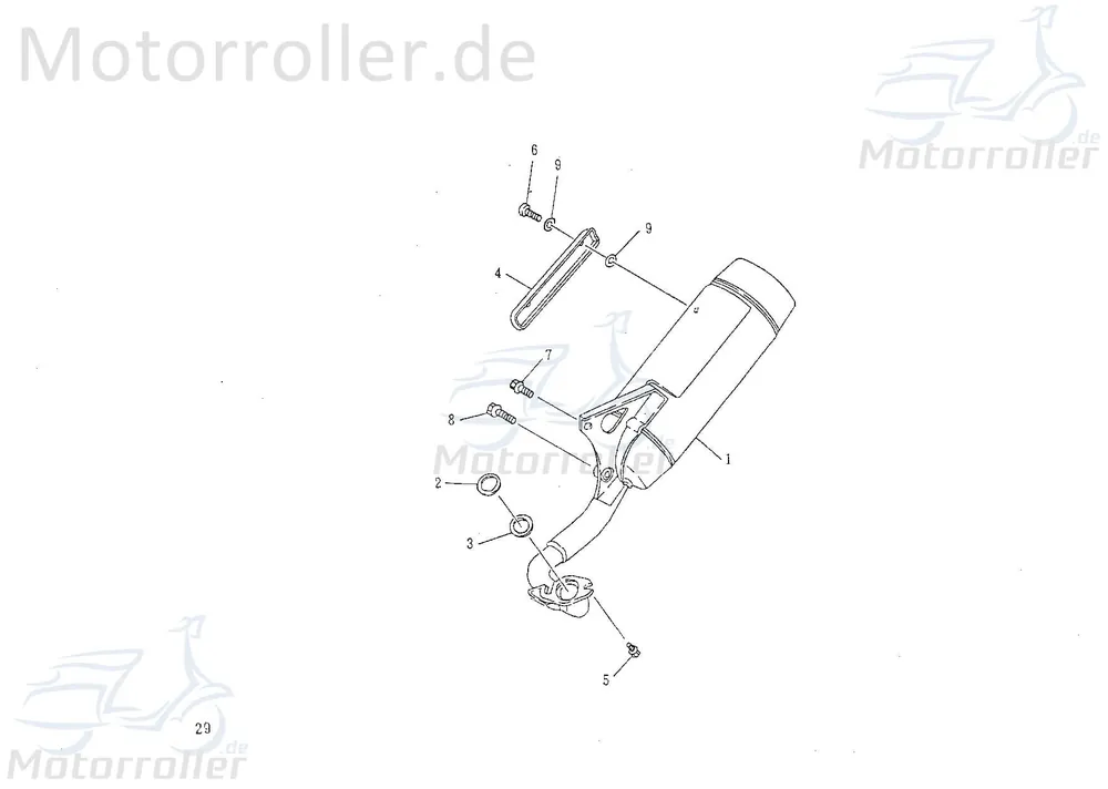 Reduzierhülse 11,5mm Rex Reduzierbuchse 78571 1E40QMB Scooter Ersatzteil Service Inpektion Direktimport Echt
