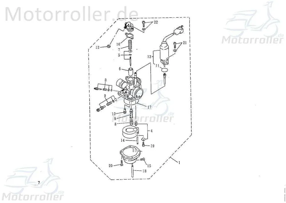 Must-Have Einstellmutter Rex Justiermutter Trim-Mutter 25 50ccm 2Takt Reguliermutter Regurliermutter 1E40QMB Scooter Ersatzteil Service Inpektion