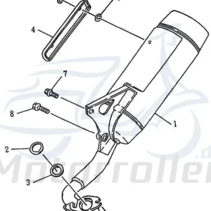 Abreissschraube Rex Mofa Roller Scooter 25 50ccm 2Takt Ersatzteil Service Inpektion Direktimport Top-Preis