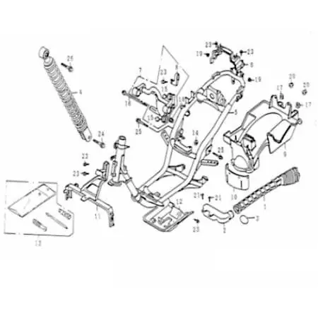 Schnäppchen Rex Rexy 125 Spritzschutzkasten Roller 125ccm 4Takt 85030 Scooter Ersatzteil Service Inpektion Direktimport
