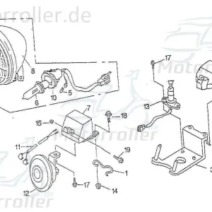 Abverkauf Rex Cruiser 125 Zündschloss Zünd-Schloss 125ccm 4Takt 95502 Lenkerschloss Lenker-Schloss Anlasserschloss Anlasser-Schloss 1E40QMB Moped