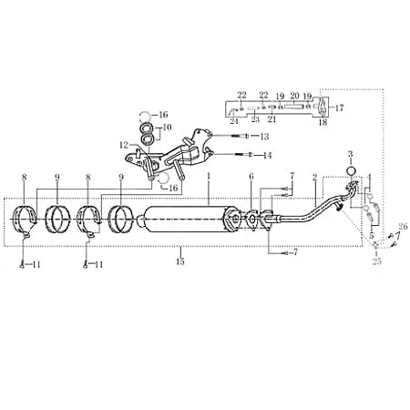Dämpfungsgummi Auspuff Dämpfer Silentblock 2100301-8 Beliebt