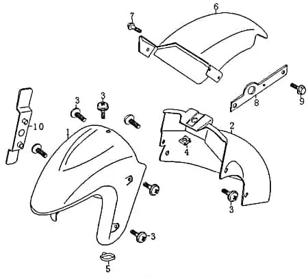 Günstig Blinkerglas rechts Jonway RS 1100 Blinker-Abdeckung 2010119-4 Blinker-Glas Blinkerabdeckung Blinkerkappe Blinker-Kappe Winker-Glas