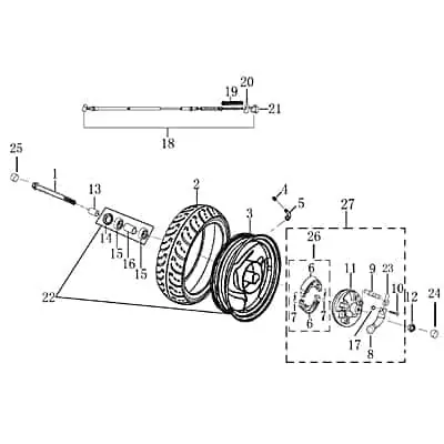 Bremsbelagsatz Bremsbelaege 701676 Geprüft