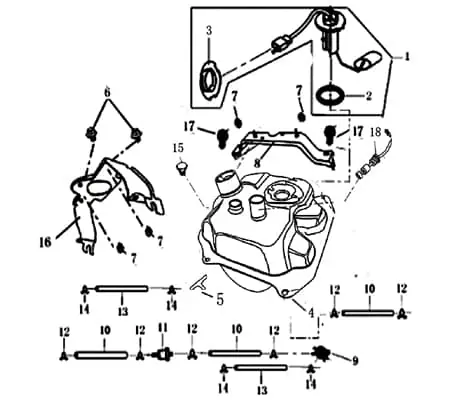Neue Ware Verschluss 701761 für 50ccm 2Takt