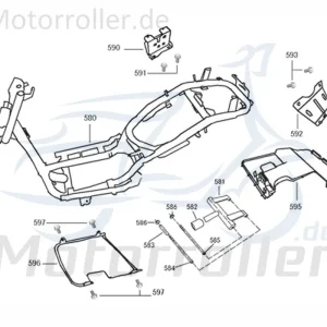 Top-Seller Motorhalter Kreidler Flory Classic 50 740080 Motorträger Motorhalterung Motorwippe Motorschwinge Original Ersatzteil