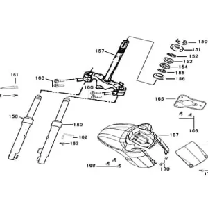 Znen Ringmutter Scooter 50306-KY-9000 Konusmutter Lenkermutter Bestpreis