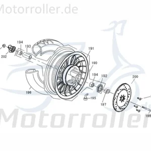 Nur Heute Znen Vorderradfelge 44600-ALA6-9000 Vorderfelge Vorderrad-Felge vorne Vorder-Felge Vorder-Rad