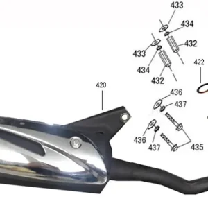 Finale Aktion Federring 6 mm Auspuff Motorroller 95901-06000-03