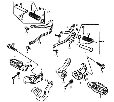 Splint Fussrasten Motorrad Kreidler Stift Rex 89419 Letzte Chance