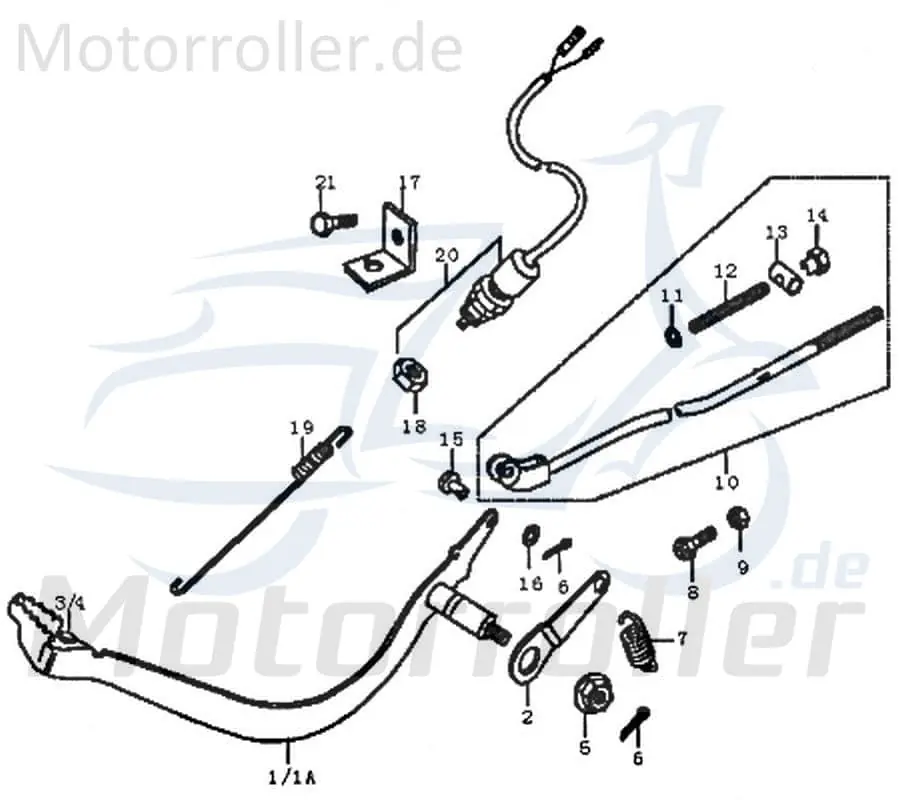 Rex Enduro 125 DD Einstellmutter Motorrad 125ccm 4Takt 89600 Justiermutter Trim-Mutter Reguliermutter Regurliermutter 125ccm-4Takt Sofort Bestellen