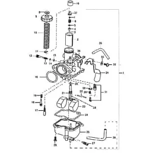 Ablasschraube Rex Supermoto 125 DD Ablassstopfen 125ccm 4Takt 125ccm-4Takt Motorrad Supermoto Enduro 125 Moped Ersatzteil Service Preiswert