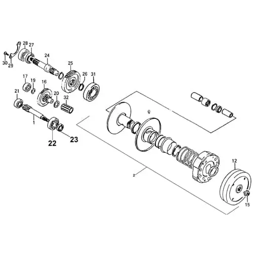 Top-Preis Radialkugellager Rollenlager Kupplung Motorrad 87464