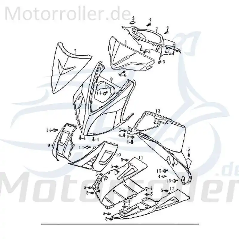 Finale Aktion Kreidler RMC-G 50 Seitenverkleidung 50ccm 2Takt FIG.C12-11-2 Seitendeckel Seitenabdeckung Seitenleiste Seiten-Verkleidung Seiten-leiste