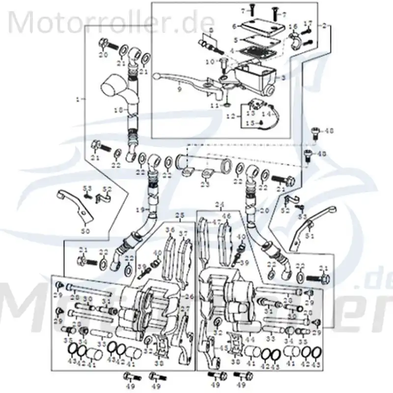 Wochenendangebot Rex Enduro 125 DD Handbremszylinder 125ccm 4Takt 91353 Hauptbremszylinder Bremspumpe Hydraulik-Pumpe Handbremspumpe Brems-Zylinder