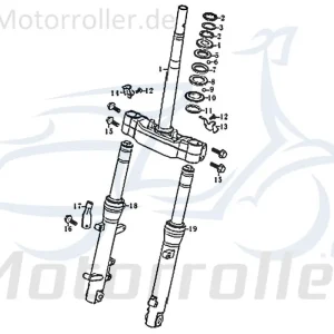 Geprüft Kreidler RMC-G 50 Führung Roller 50ccm 2Takt FIG.C21-13 Gleitführung Bewegungsführung 50ccm-2Takt Scooter Ersatzteil Service Inpektion