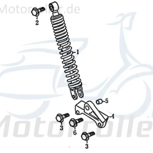 Aktuell Rex Enduro 125 DD Buchse Hülse Lagerbuchse 50ccm 2Takt 83688 Distanzhülse Distanz-Hülse Distanzbuchse Passhülse Passbuchse 50ccm-2Takt