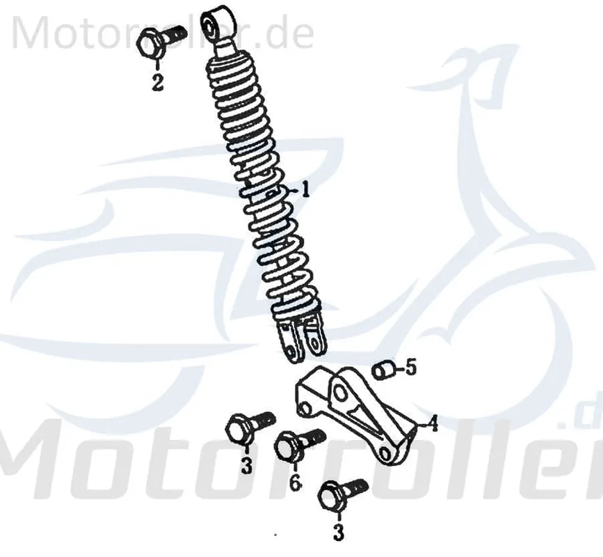 Kreidler RMC-G 50 Buchse Hülse Roller 50ccm 2Takt FIG.C22-5 Distanzhülse Lagerbuchse Distanz-Hülse Distanzbuchse Passhülse Passbuchse Neue Ware