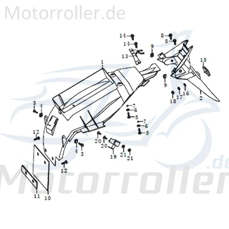 Abverkauf Kreidler STREET 125 DD Konsole 125ccm 4Takt FIG.C21-13 125ccm-4Takt Scooter Ersatzteil Service Inpektion Direktimport