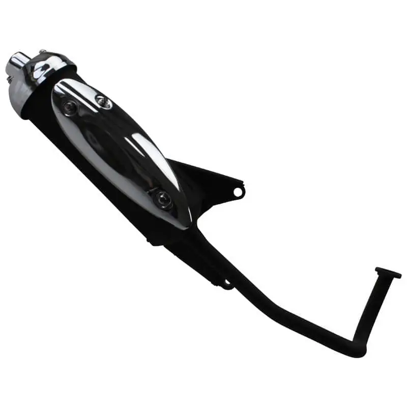 Zertifiziert ZhongYu ZY50QT-7 50. Endtopf 50ccm 4Takt Auspuff Endschalldämpfer 50cc 4T Auspuffanlage Schalldämpfer Auspuff-Anlage