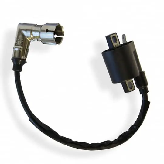 Zertifiziert Jonway 1E40QMB Zündmodul 50ccm 2Takt Zündspule Motor Zündkabel AGM YY50QT-28 50cc 2T Minarelli liegend Zündung Kerzenstecker