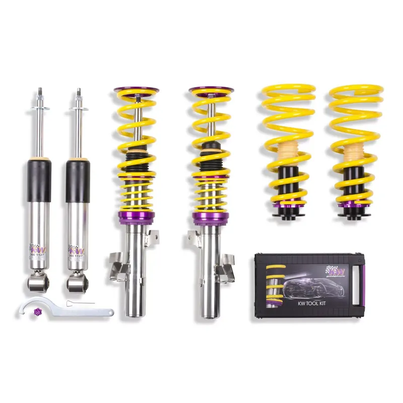 Neuheit KW Gewindefahrwerk V3 inox passend für VOLVO S60 II (134, F) Allrad 04/2010-12/2019