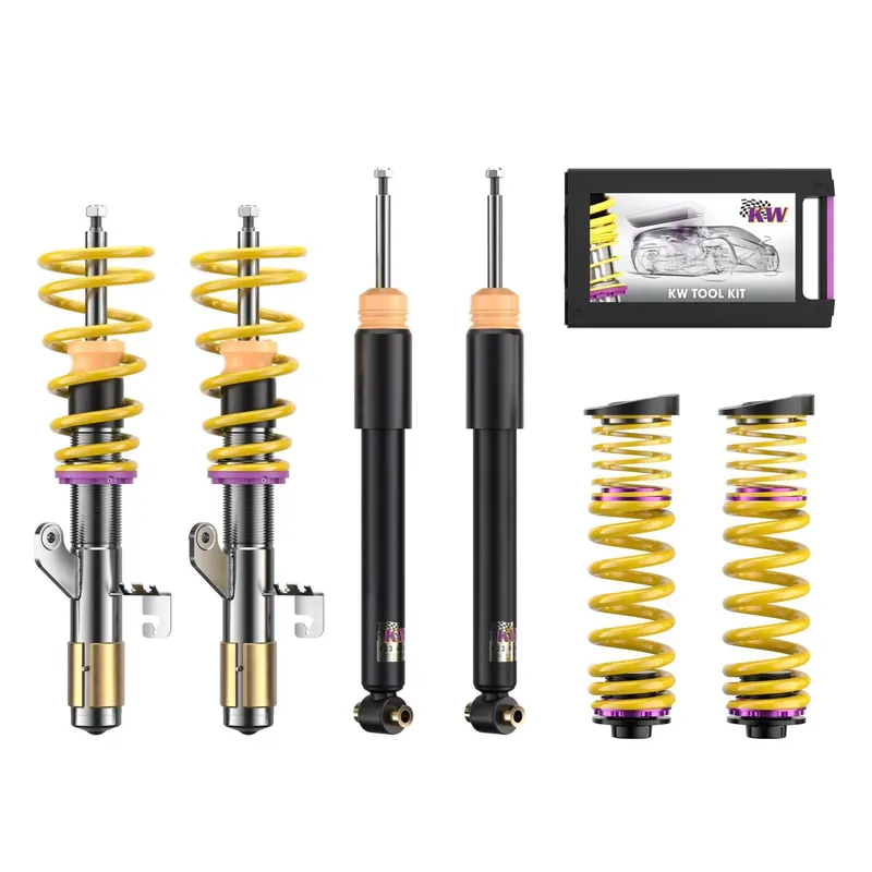 KW Gewindefahrwerk V1 inox passend für BMW 1er (F21) 1K2 12/2011-12/2019 Neue Kollektion
