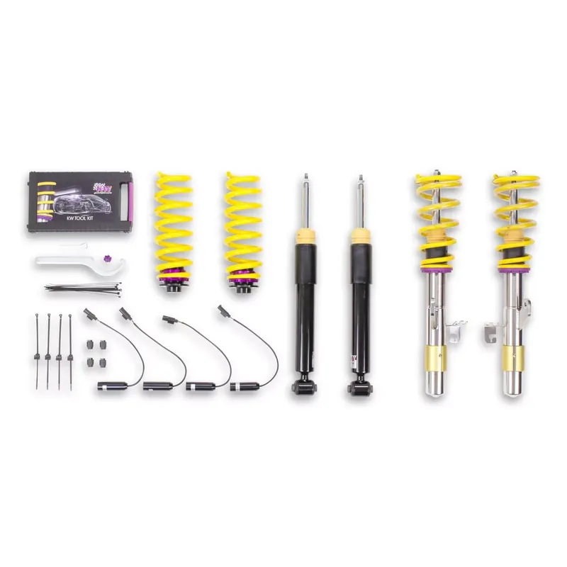 Solange Der Vorrat Reicht KW Gewindefahrwerk V2 inox passend für BMW 4er Coupe (F32, F82) M3 07/2013-06/2020