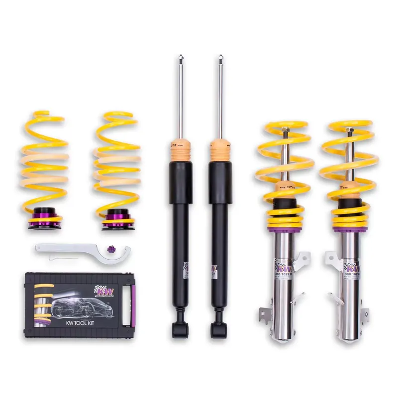 KW Gewindefahrwerk V1 inox passend für Ford Fiesta VII (JA8, JR8, CB1, CCN) Zertifiziert