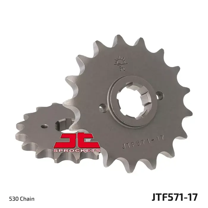 Ritzel 17Z 530 Grobverzahnt Ø21/25 passend für Motorrad Must-Have