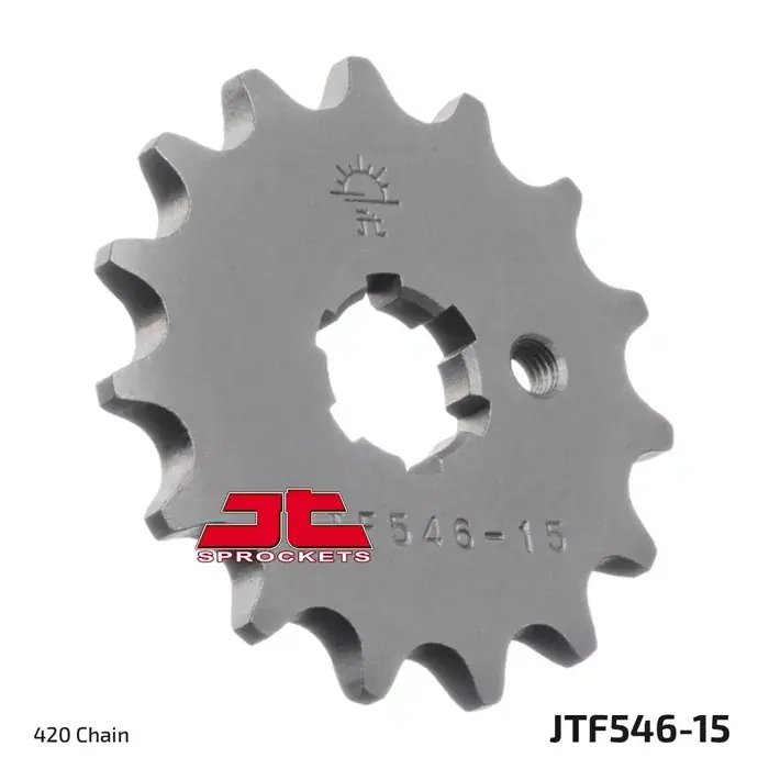 Ritzel 15Z passend für 420 Kette Grobverzahnt Innen Ø 16/20 Finale Aktion