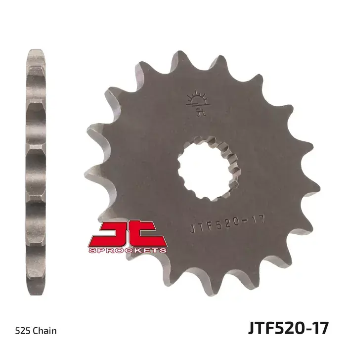 Geprüft Ritzel 17Z 525 feinverzahnt Innen Ø 21,6/25