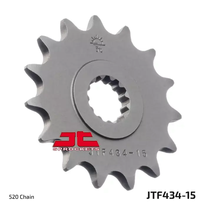 Ritzel 15Z passend für 520 Kette, feinverzahnt, Innen Ø 19,5/22 Echt