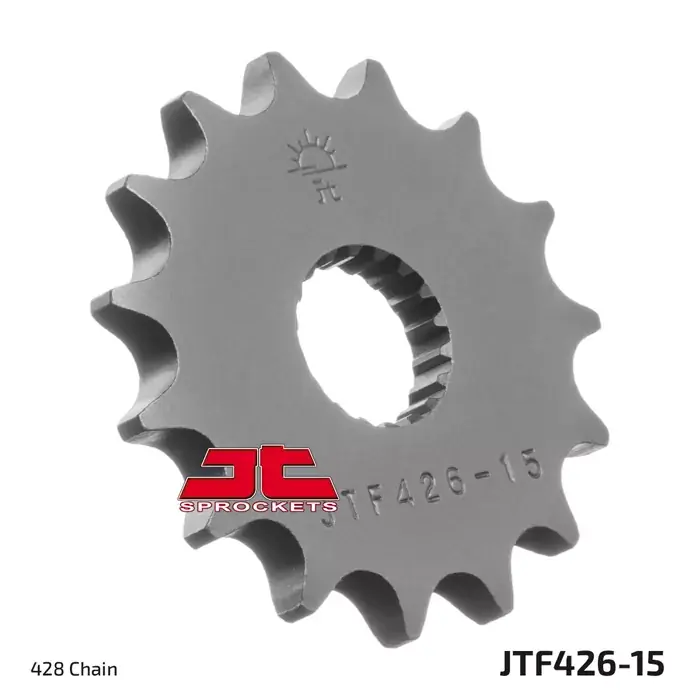 Expressversand Ritzel 15Z 428 feinverzahnt Innen Ø 18/20