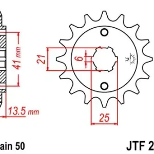 Abverkauf Ritzel 15Z 530 Grobverz. 6 Innen Ø 21/25 passend für Honda VF 500 F
