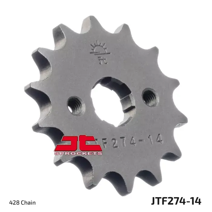 Ritzel 14Z 428 Grobverzahnt Ø15/17 Markenware
