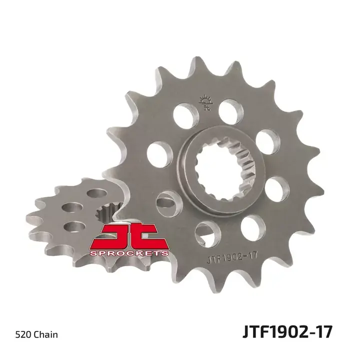 Echt Ritzel 17Z passend für 520 Kette, Feinverzahnt Innen Ø 22/25