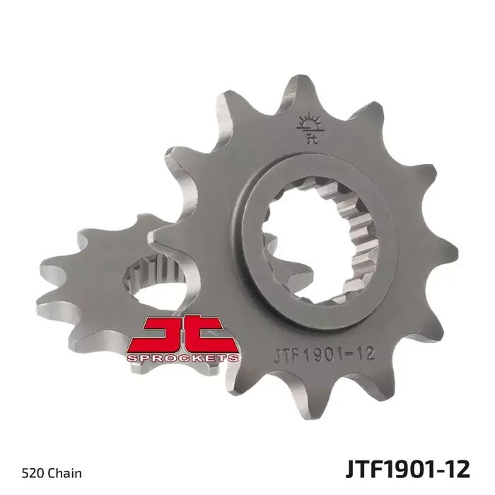 Ritzel 12Z 520 feinverzahnt Innen Ø 22/25 Zertifiziert