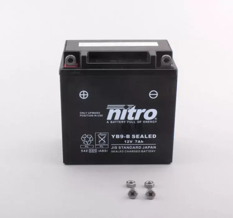 Versand Am Gleichen Tag Nitro YB9-B GEL Batterie 9Ah DIN 50914 geschlossen
